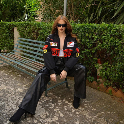 SİYAH FERRARİ CEKET