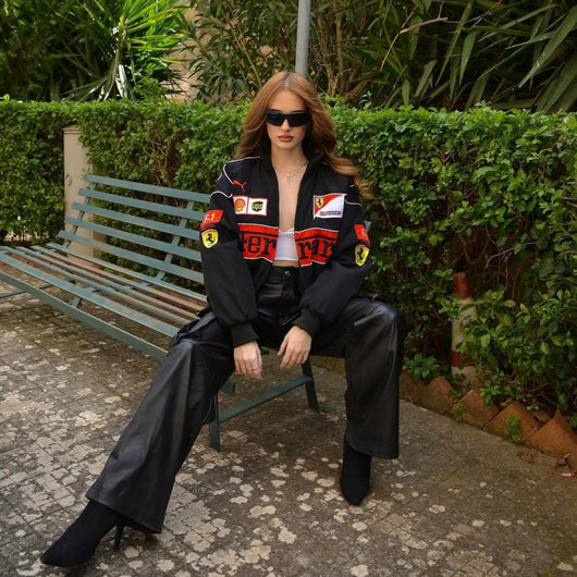 SİYAH FERRARİ CEKET